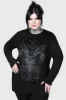 Infernal Ashes Long Sleeve Top [PLUS] sold by Killstar
