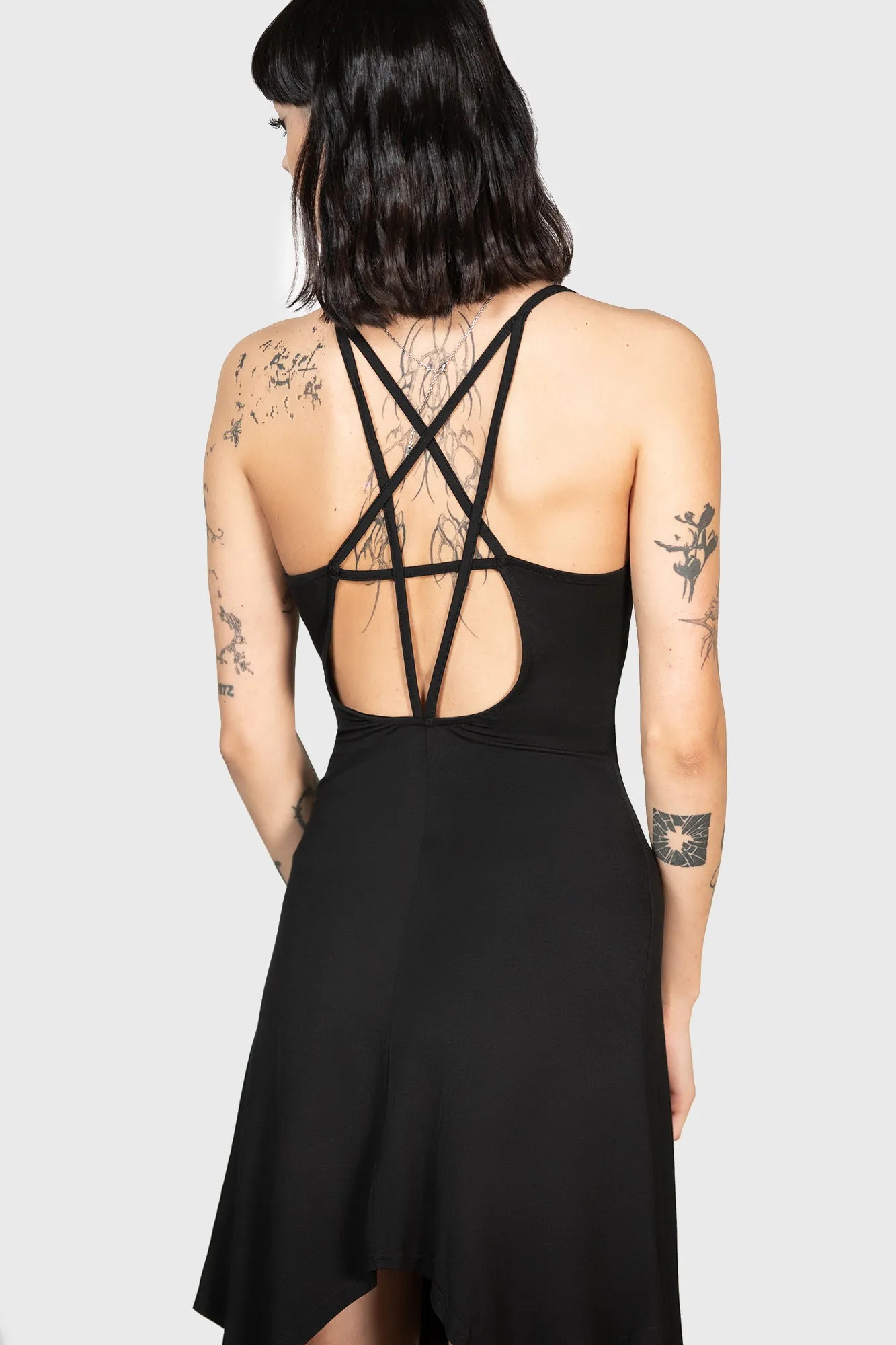 Rest Her Soul Lounge Dress sold by Killstar product image thumbnail 4