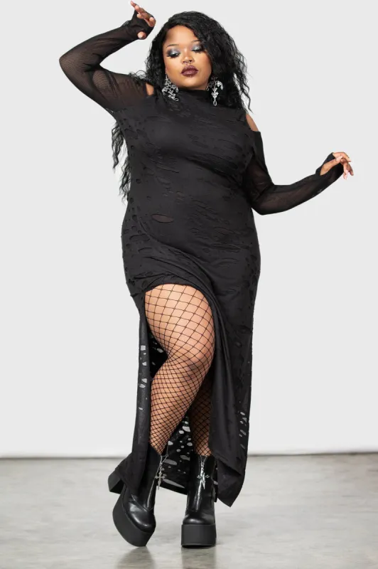 Biters Maxi Dress [B] [PLUS] sold by Killstar