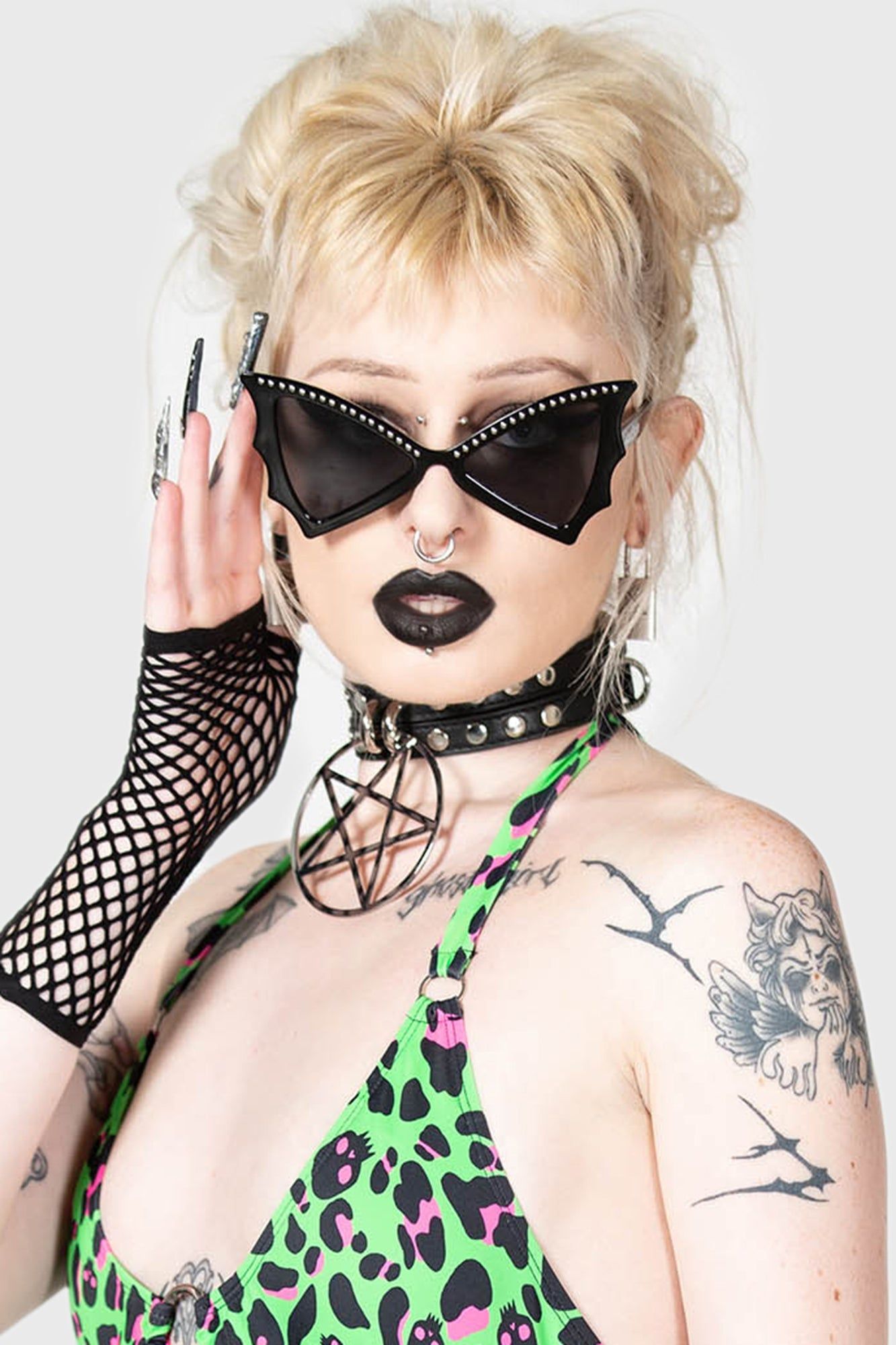 Bat Crazy Sunglasses Resurrect sold by Killstar