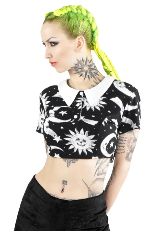 Cozmic Death Crop Top [B] Resurrect sold by Killstar