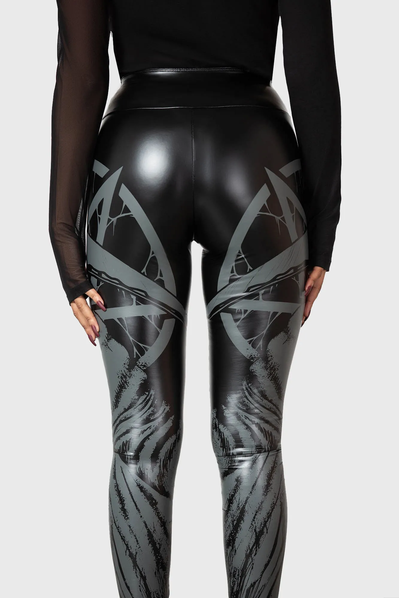 Reaper Leggings sold by Killstar product image thumbnail 5