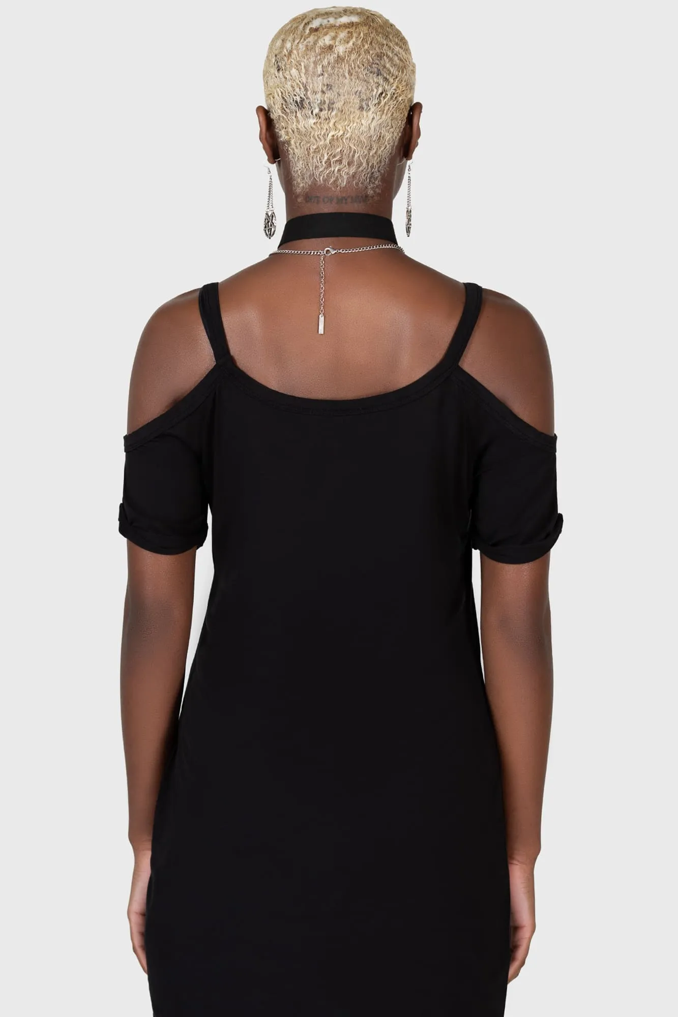 Cat Attack Distress Top sold by Killstar product image thumbnail 4