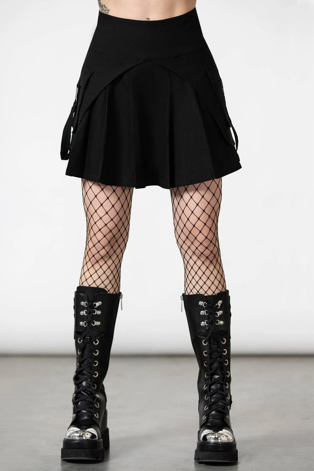 Vanya Pleated Mini Skirt sold by Killstar product image thumbnail 3