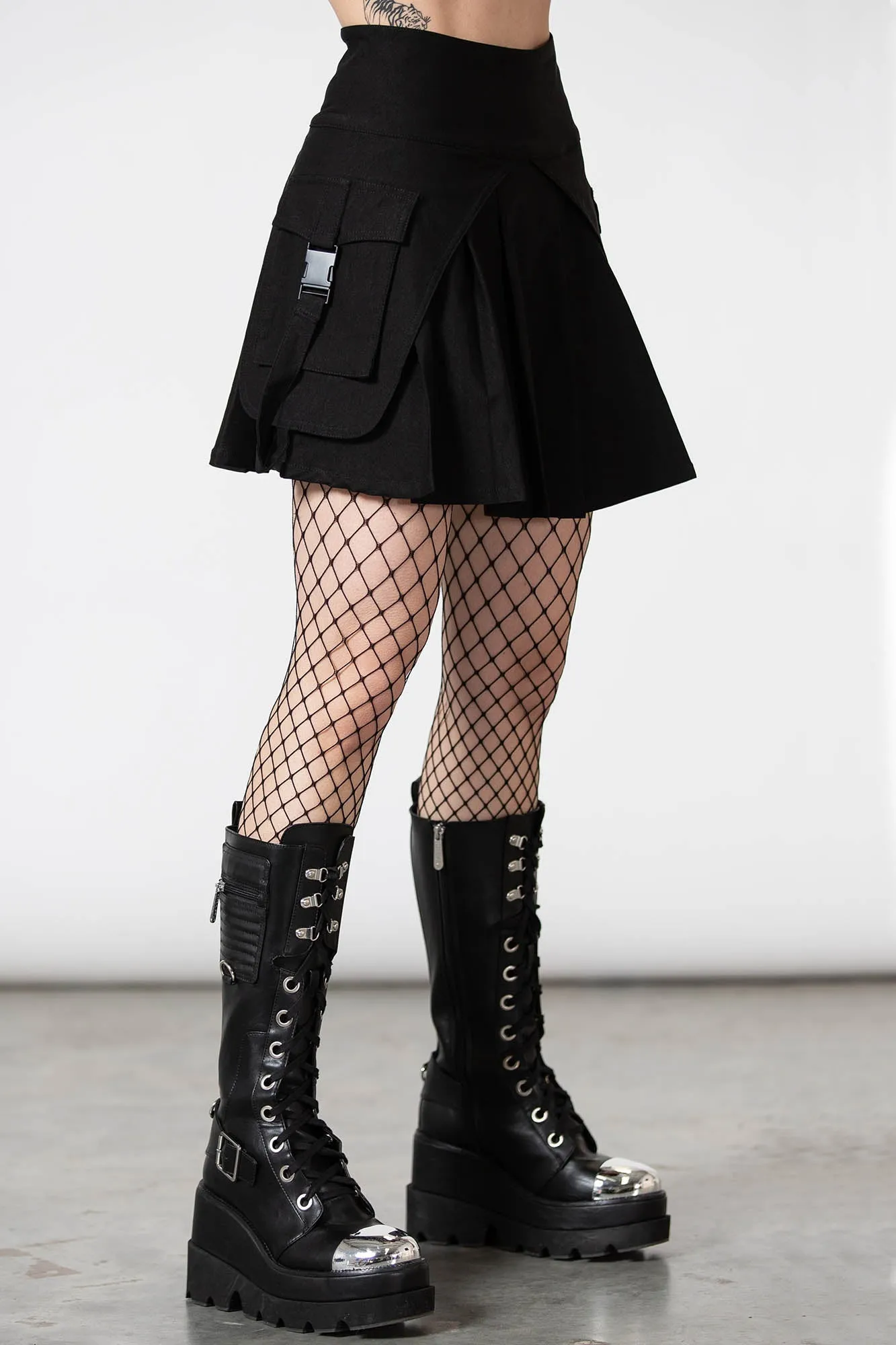 Vanya Pleated Mini Skirt sold by Killstar product image thumbnail 2
