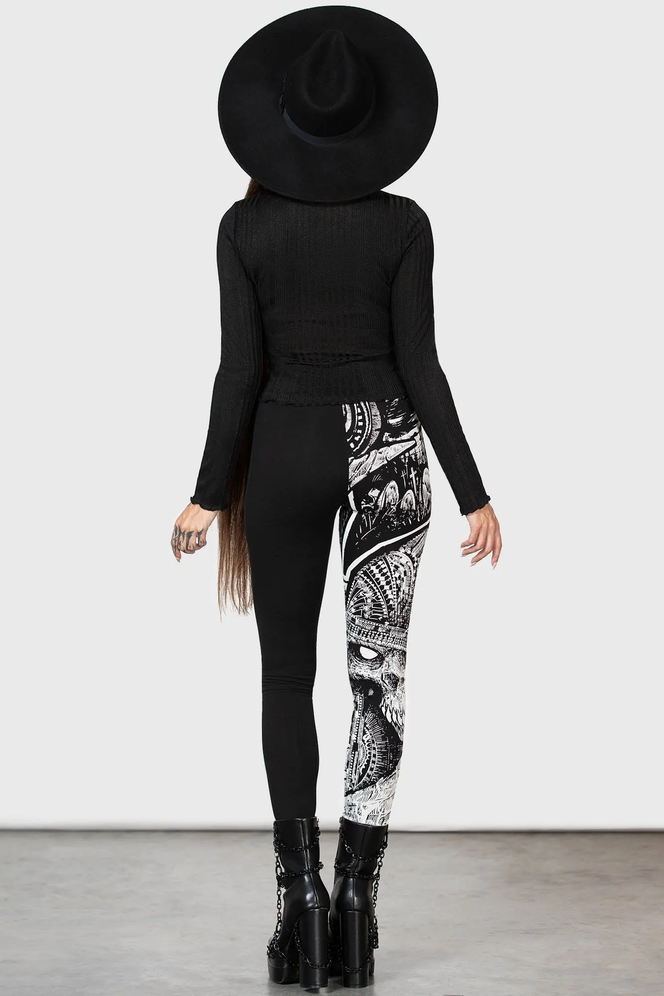 Horned God Leggings sold by Killstar product image thumbnail 5