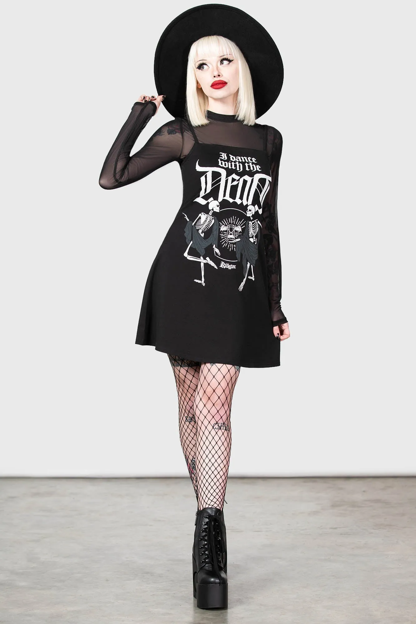 Deathdanse Two-Piece Dress sold by Killstar product image thumbnail 3
