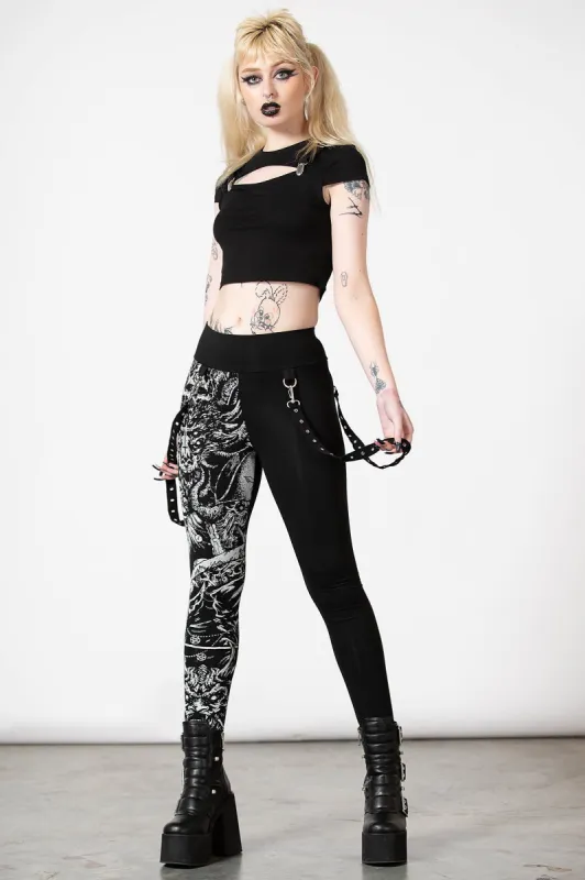 Amnesia Leggings sold by Killstar