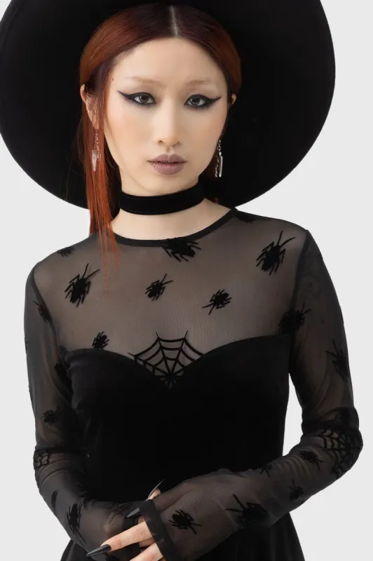 Here Lies Beetlejuice Mini Dress sold by Killstar