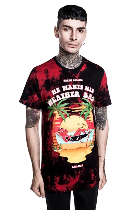 Satan Called T-Shirt [BLOOD] - Resurrect sold by Killstar