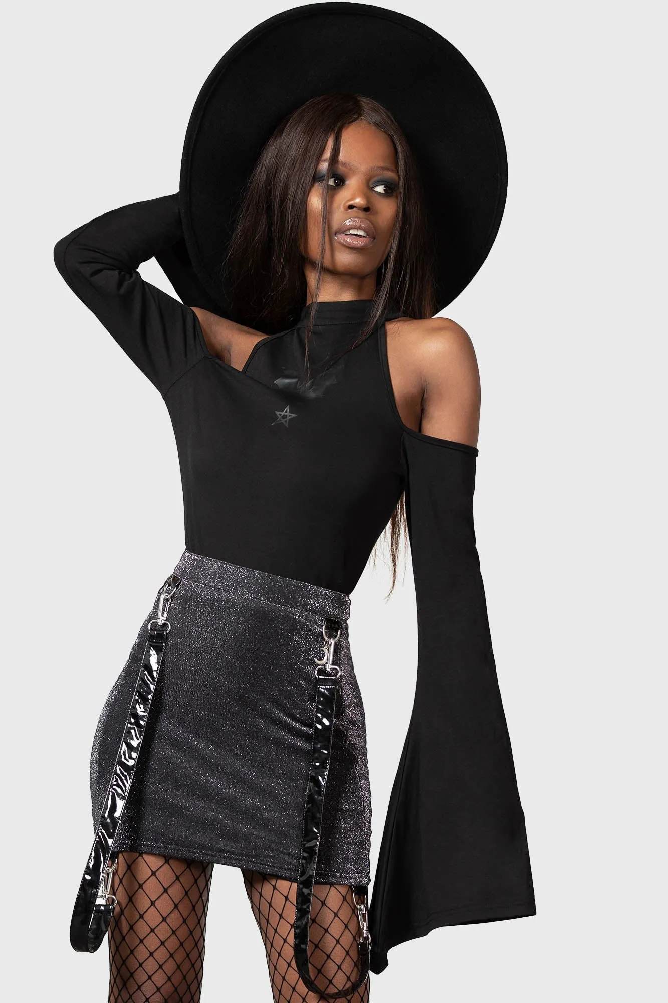 Carmilla Mini Skirt sold by Killstar