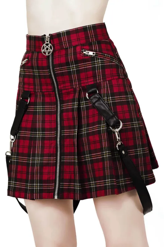 Dead Beatz Mini Skirt [B] Resurrect sold by Killstar