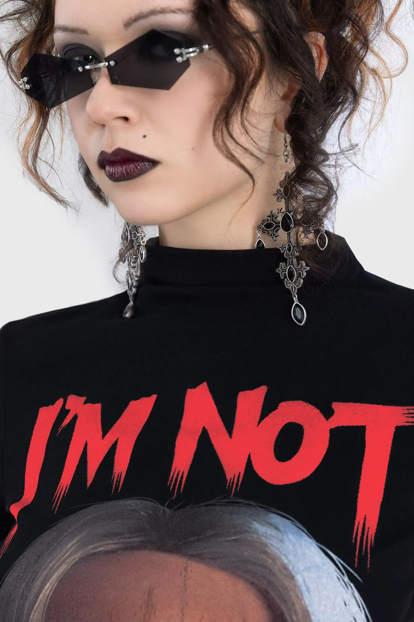 You're A Real Doll Mini Dress sold by Killstar product image thumbnail 4