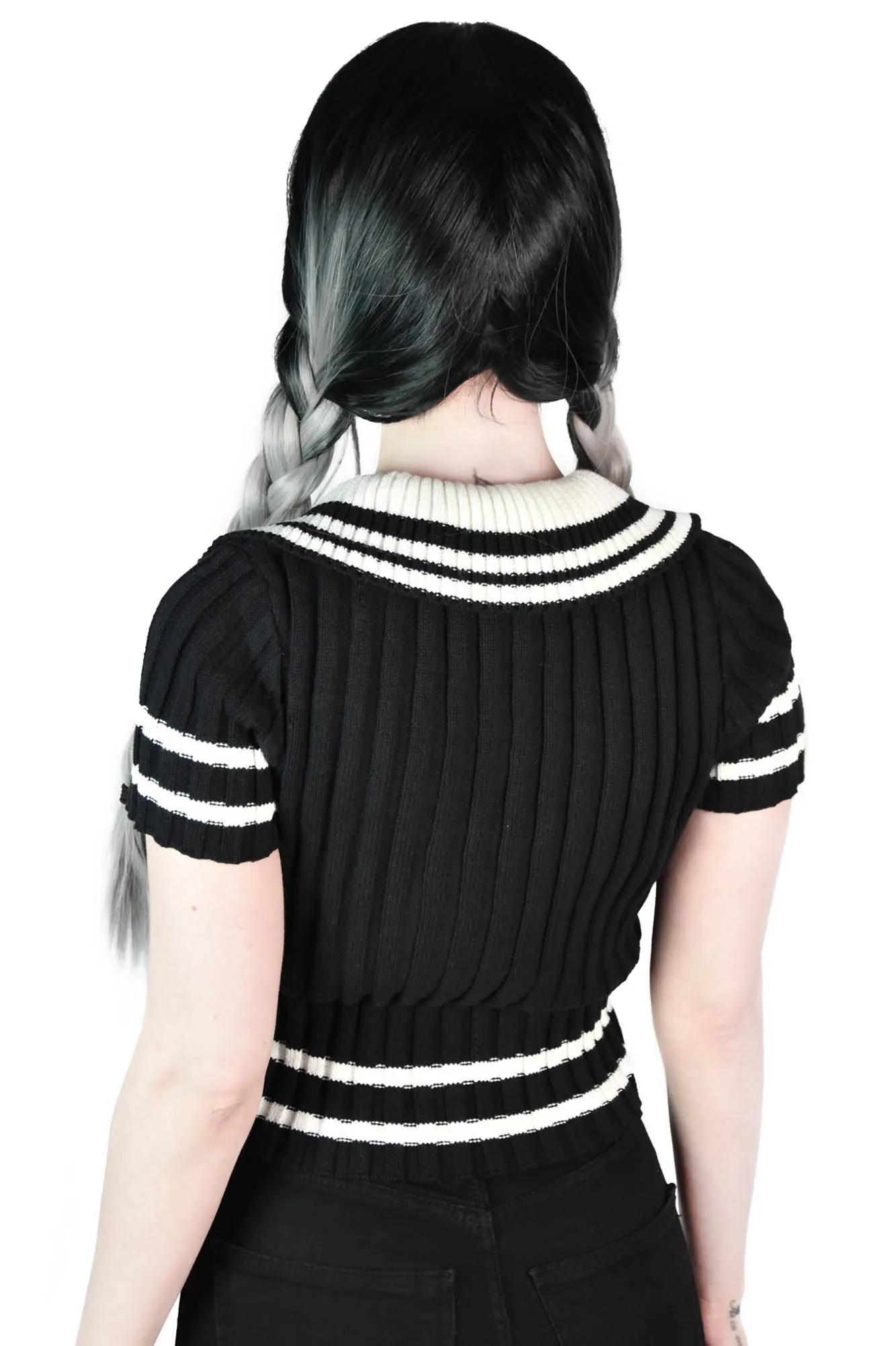 Gloomsday Knit Crop Top sold by Killstar product image thumbnail 2
