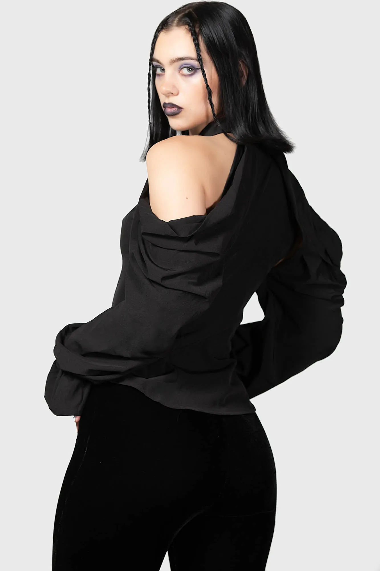 Maxim Priestess Blouse sold by Killstar product image thumbnail 4