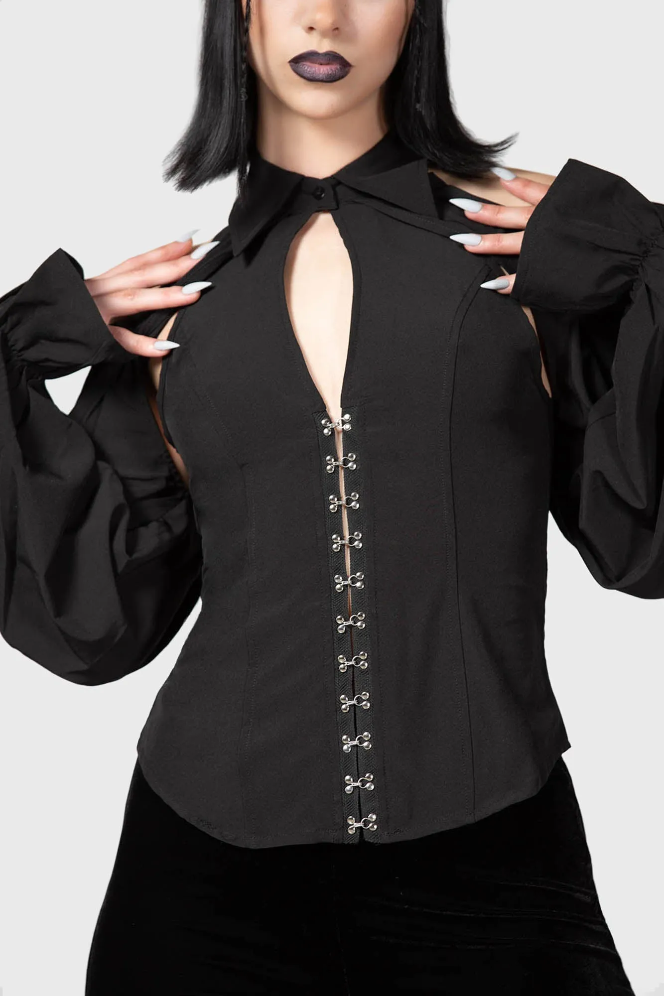 Maxim Priestess Blouse sold by Killstar product image thumbnail 2