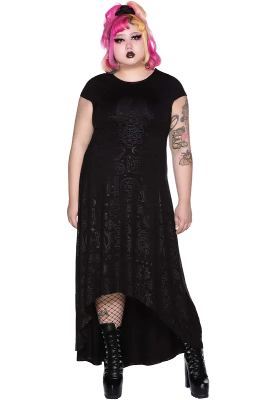 Deadly Dana Maxi Dress [PLUS] sold by Killstar