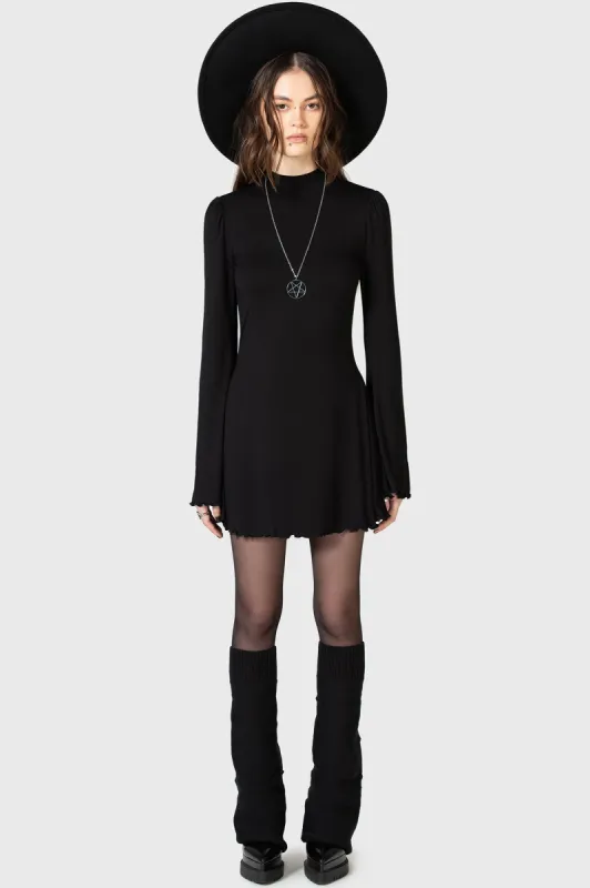 Of The Blade Mini Dress sold by Killstar