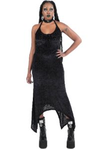 Starry Eyed Maxi Dress Resurrect sold by Killstar