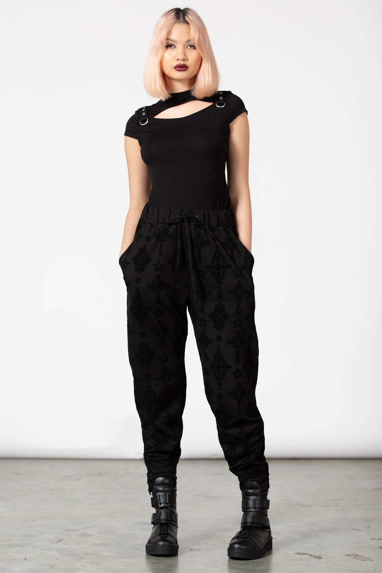 Night Thirst Joggers Resurrect sold by Killstar