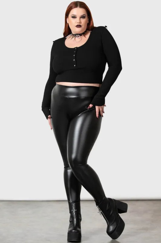 Haunted Vampiress Leggings [PLUS] sold by Killstar