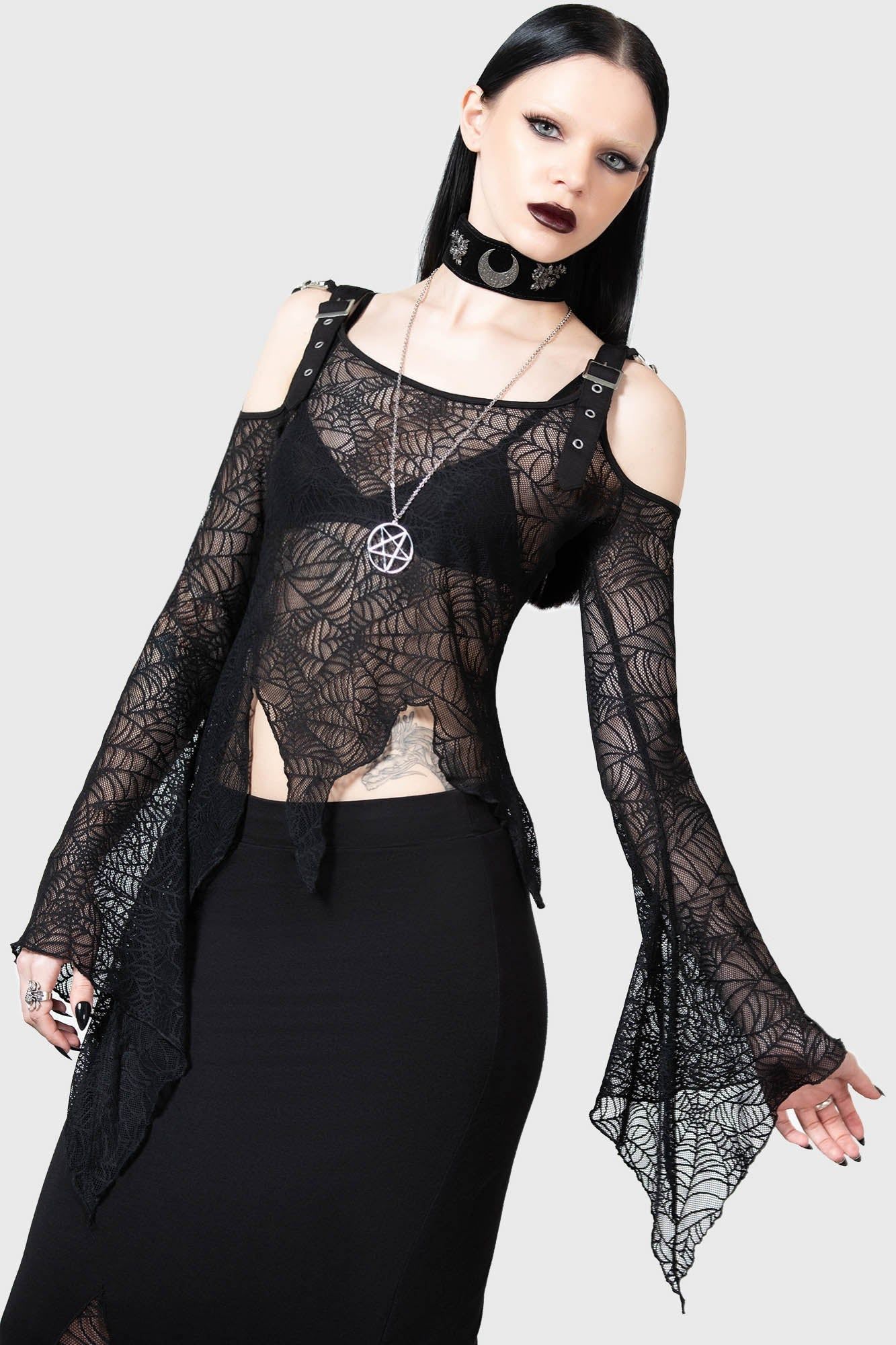 Webstera Top - Resurrect sold by Killstar product image thumbnail 5