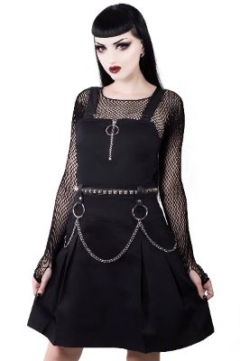 Regan Pinafore Dress [B] Resurrect sold by Killstar