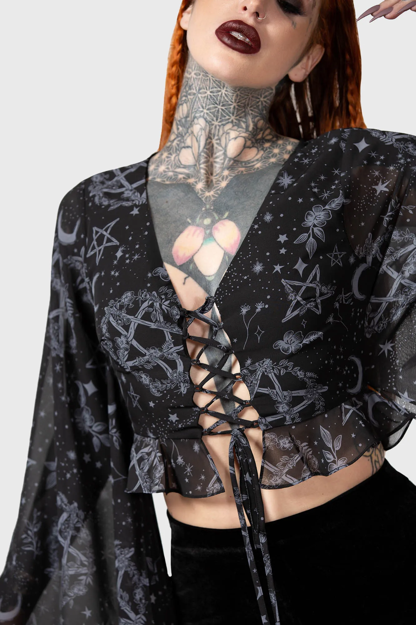 Starwitch Blouse sold by Killstar product image thumbnail 3