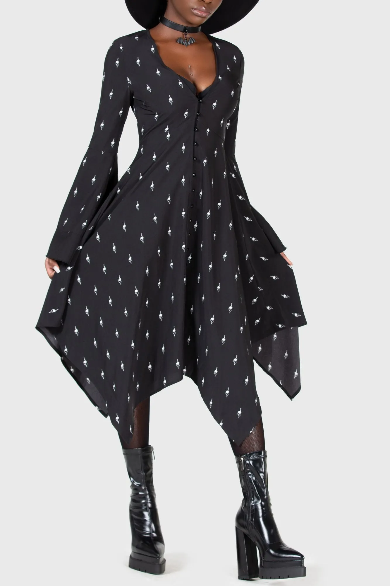 Bury Hatchets Midi Dress sold by Killstar product image thumbnail 5