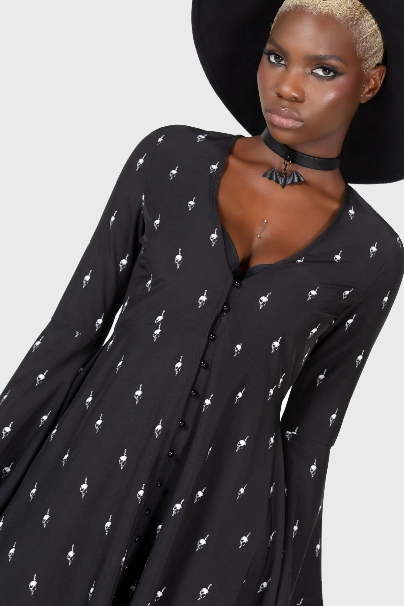 Bury Hatchets Midi Dress sold by Killstar product image thumbnail 3