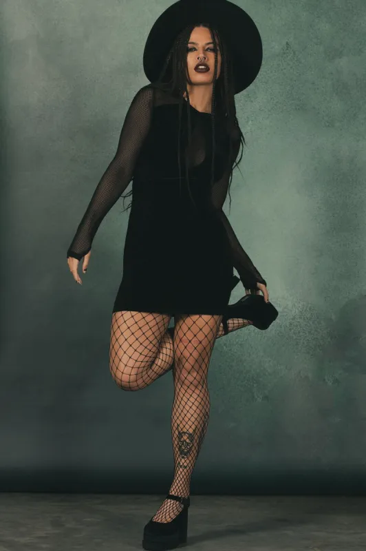 Viperdae Mini Dress sold by Killstar