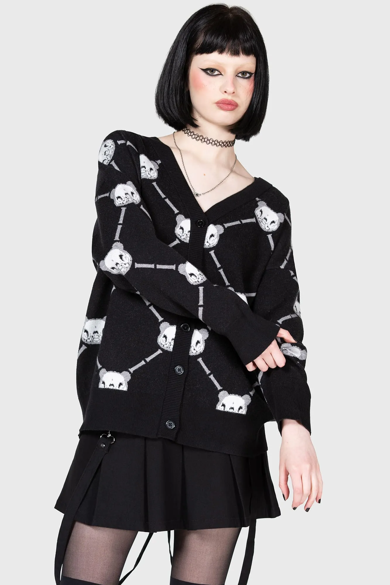 Bone To Pick Cardigan sold by Killstar product image thumbnail 3