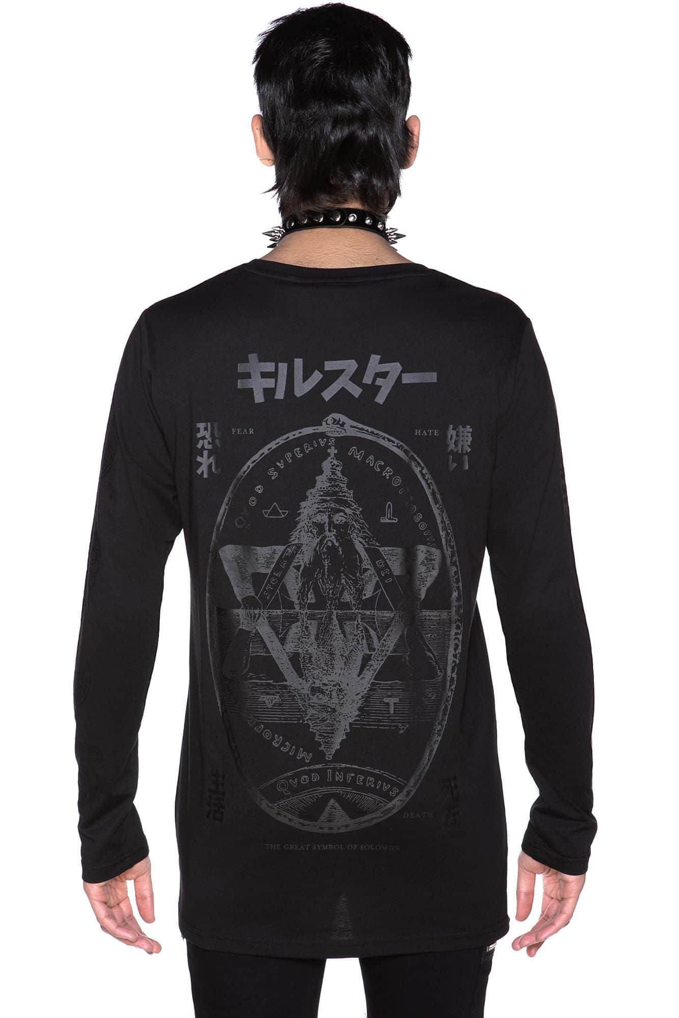 Heaven Can Wait Long Sleeve Top sold by Killstar product image thumbnail 2