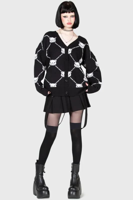 Bone To Pick Cardigan sold by Killstar