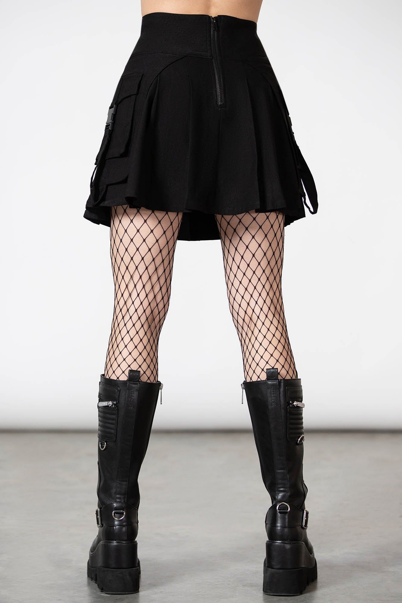 Vanya Pleated Mini Skirt Resurrect sold by Killstar product image thumbnail 5