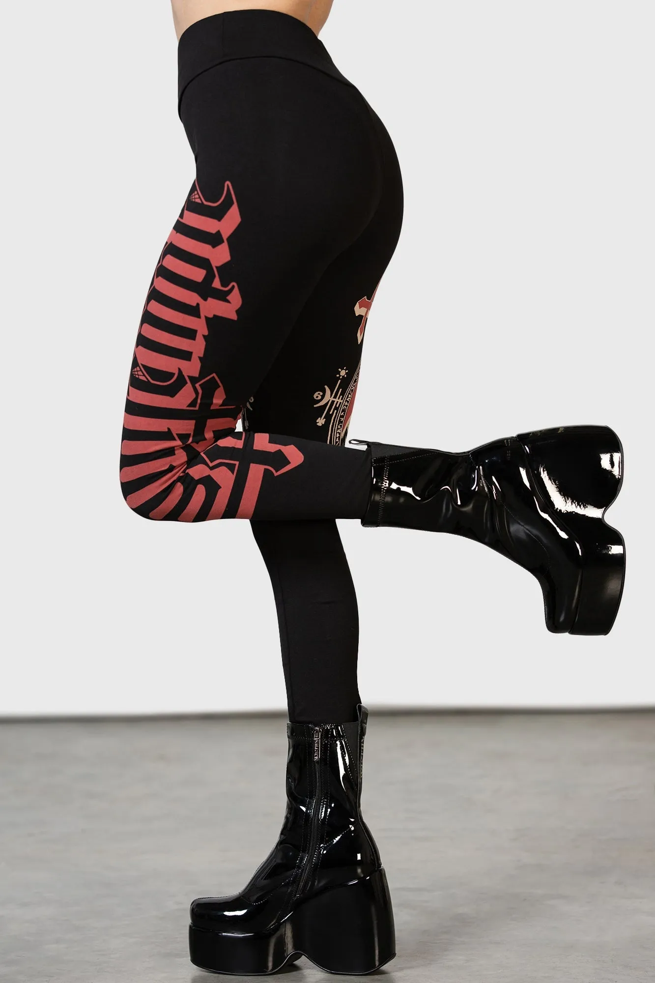 Wickedest Leggings sold by Killstar product image thumbnail 5