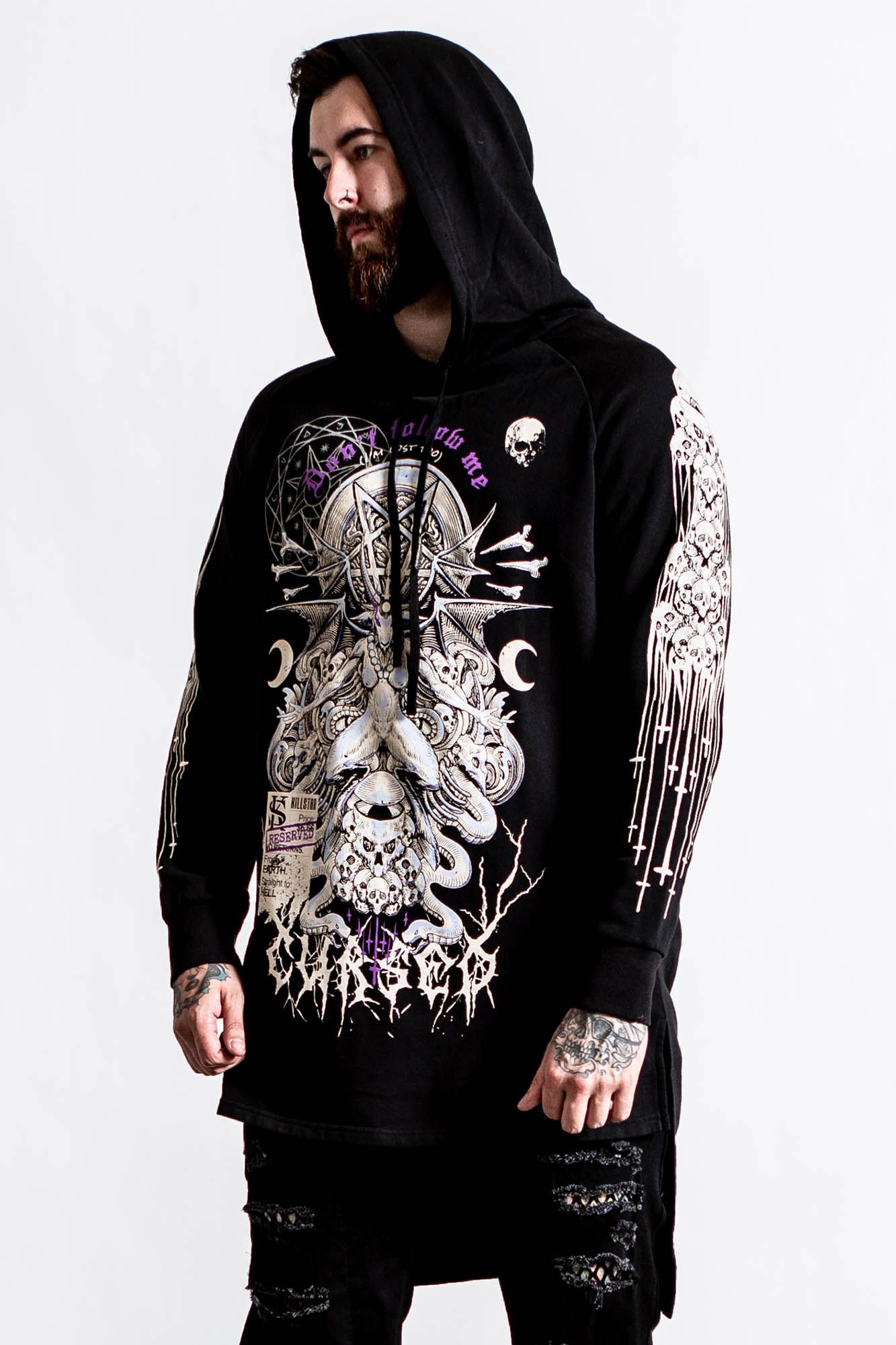 Cursed Hoodie Resurrect sold by Killstar product image thumbnail 4
