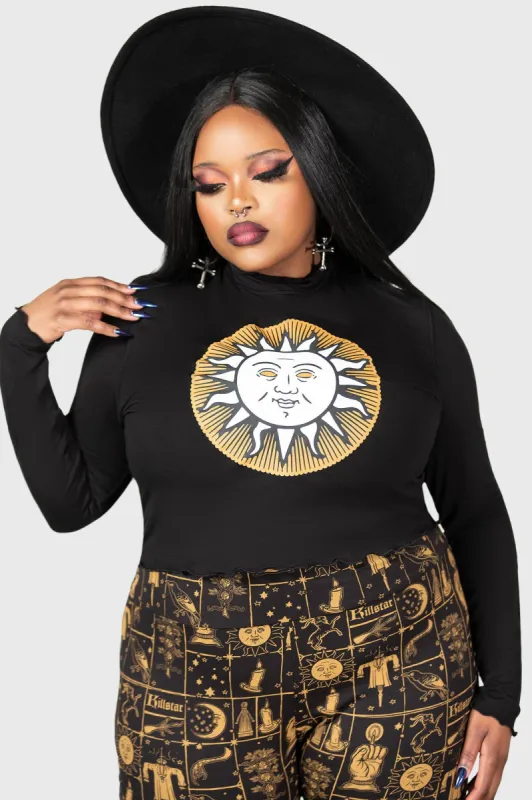 Fading Light Long Sleeve Top [PLUS] sold by Killstar