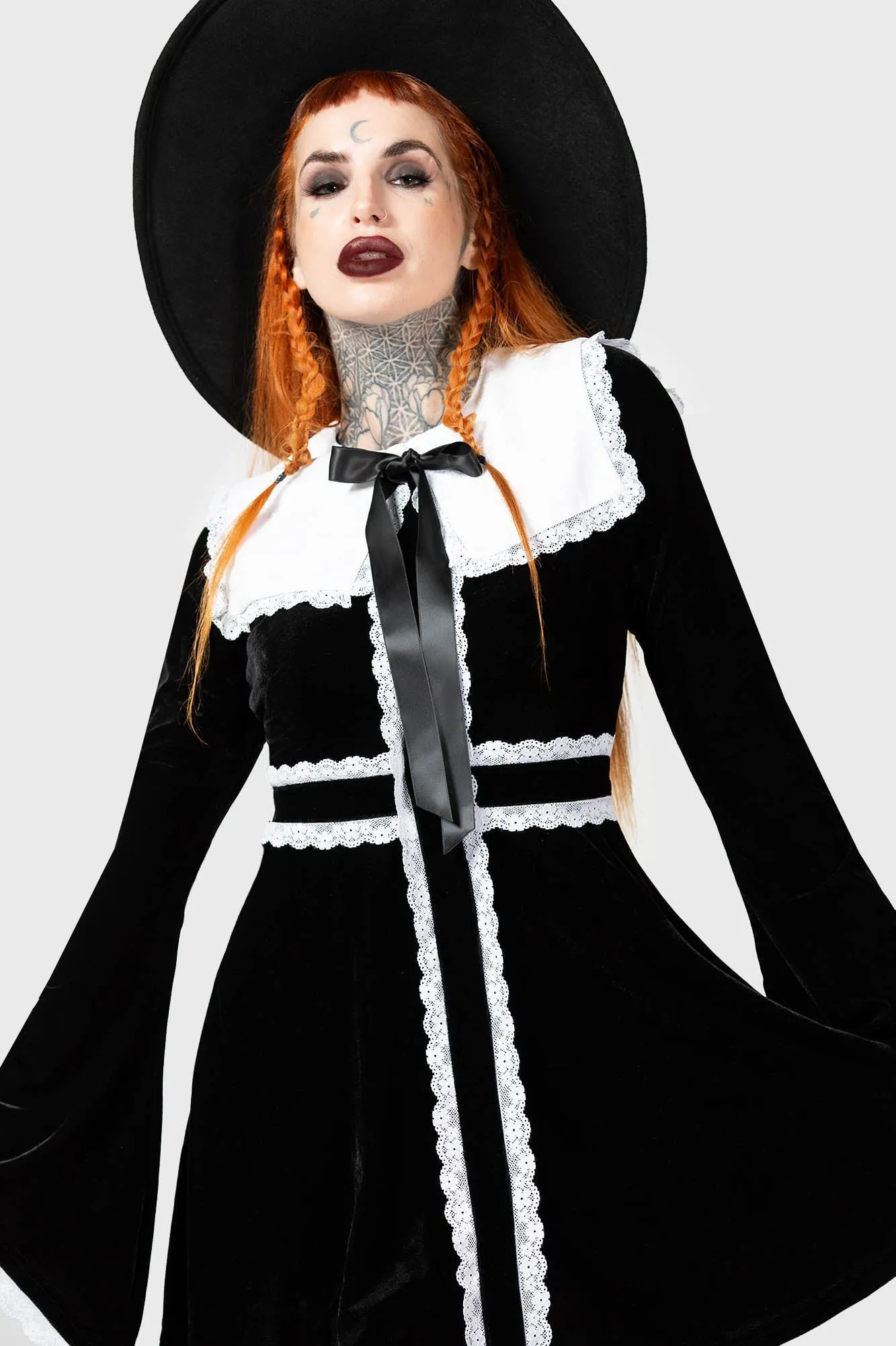Infinity Coven Long Sleeve Dress sold by Killstar product image thumbnail 3