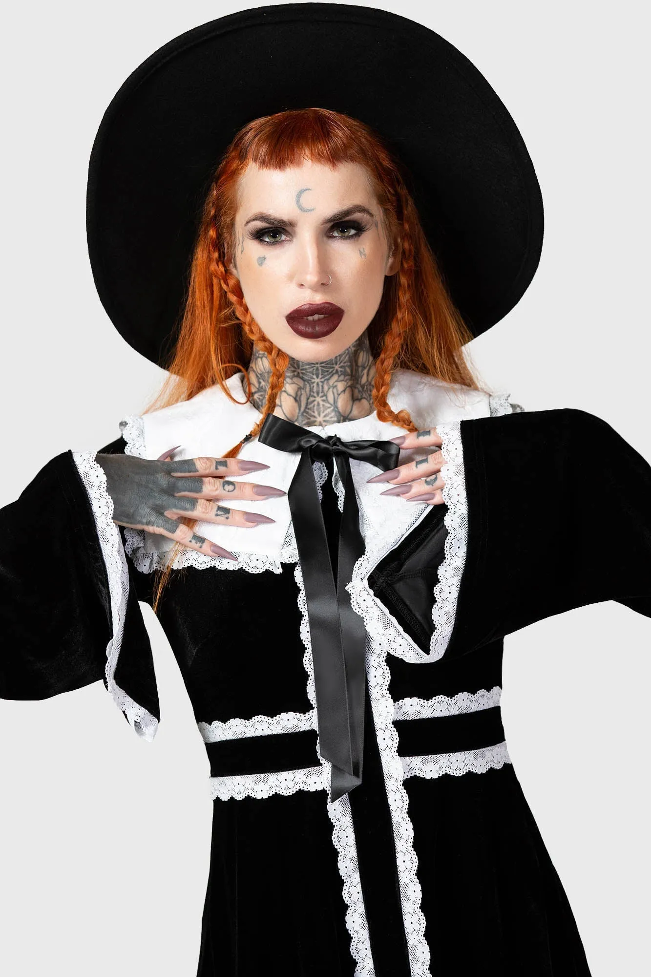 Infinity Coven Long Sleeve Dress sold by Killstar