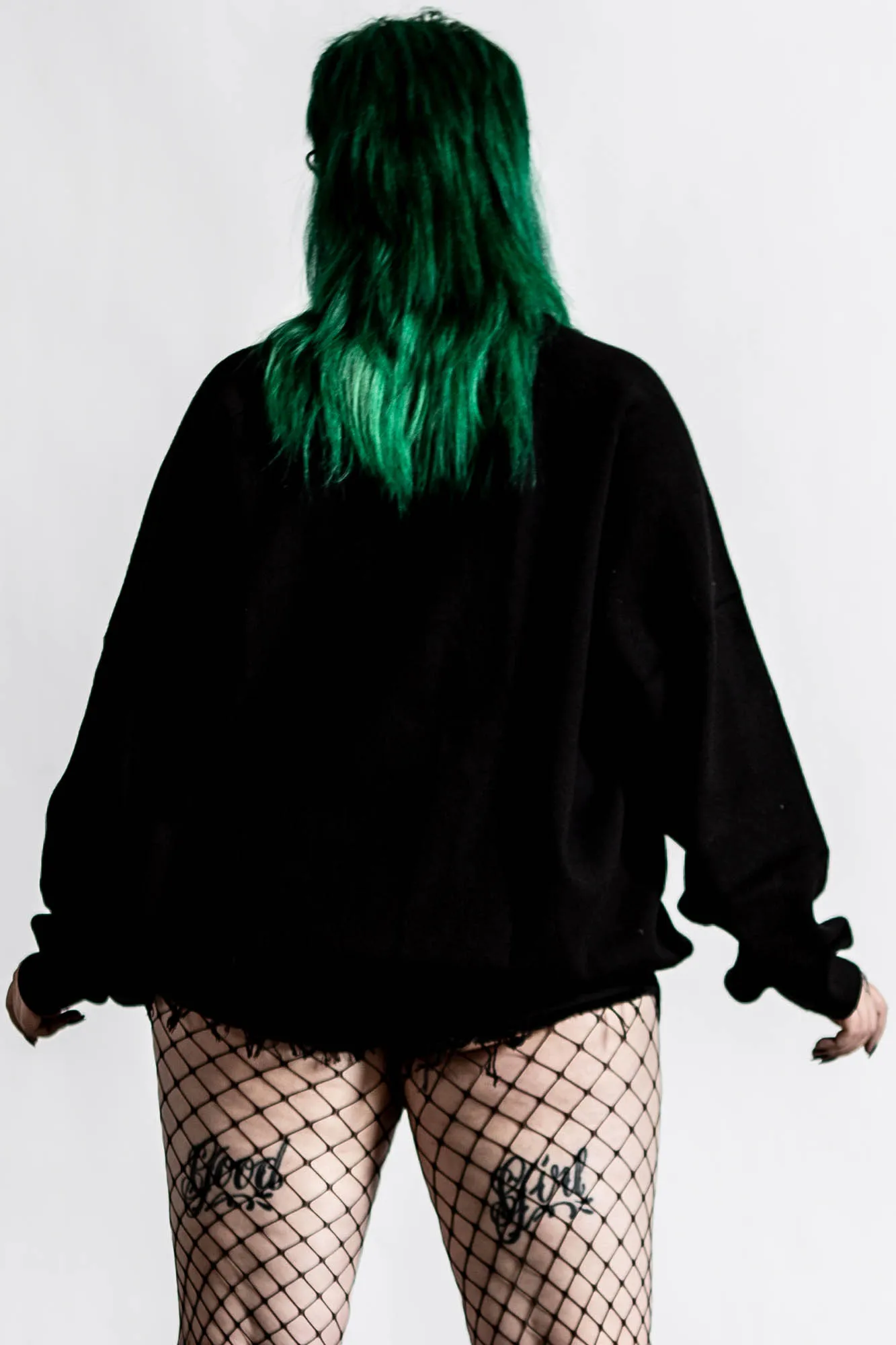 Meditate Batwing Knit Sweater sold by Killstar product image thumbnail 2