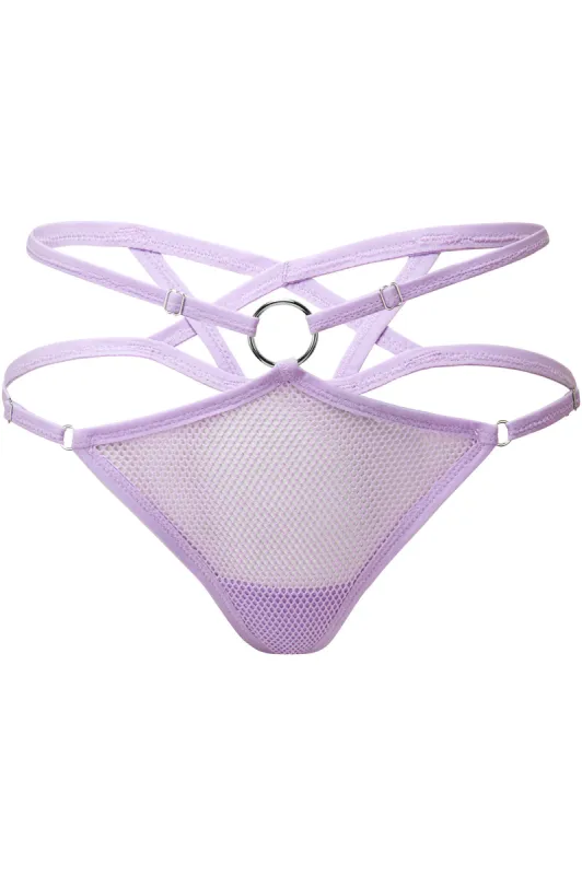 Possess Me Fishnet Panty [LILAC] sold by Killstar