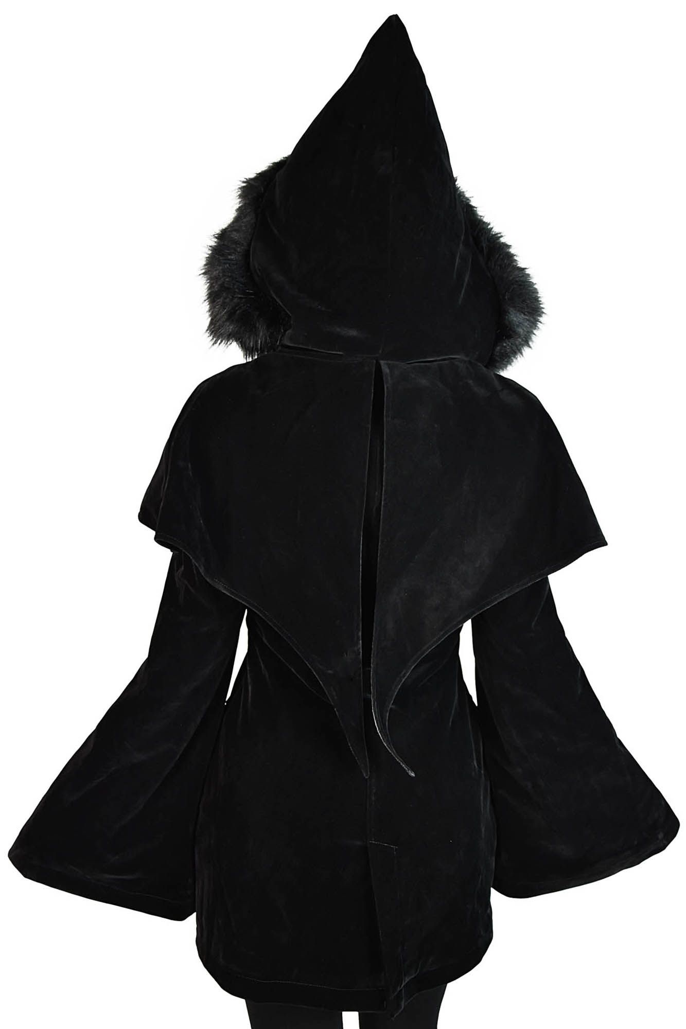 Nightfever Duffle Coat Resurrect sold by Killstar product image thumbnail 3