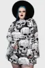 Skeleton Season Mini Dress [PLUS] sold by Killstar