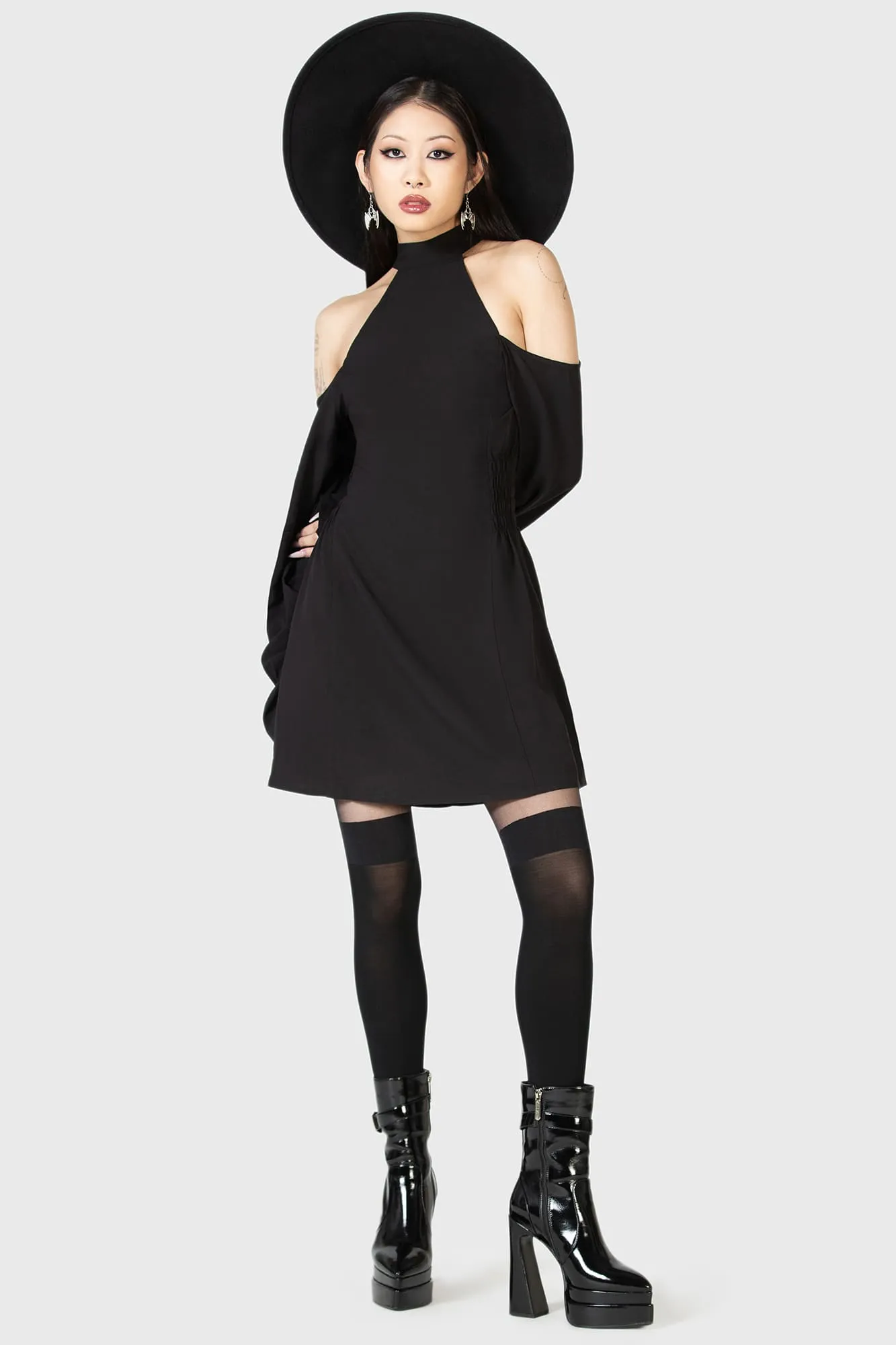 Destiny Waits Mini Dress sold by Killstar product image thumbnail 3