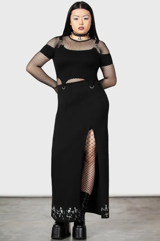 La Danse Maxi Skirt sold by Killstar