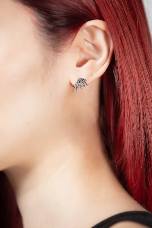 Widows Web Earrings sold by Killstar