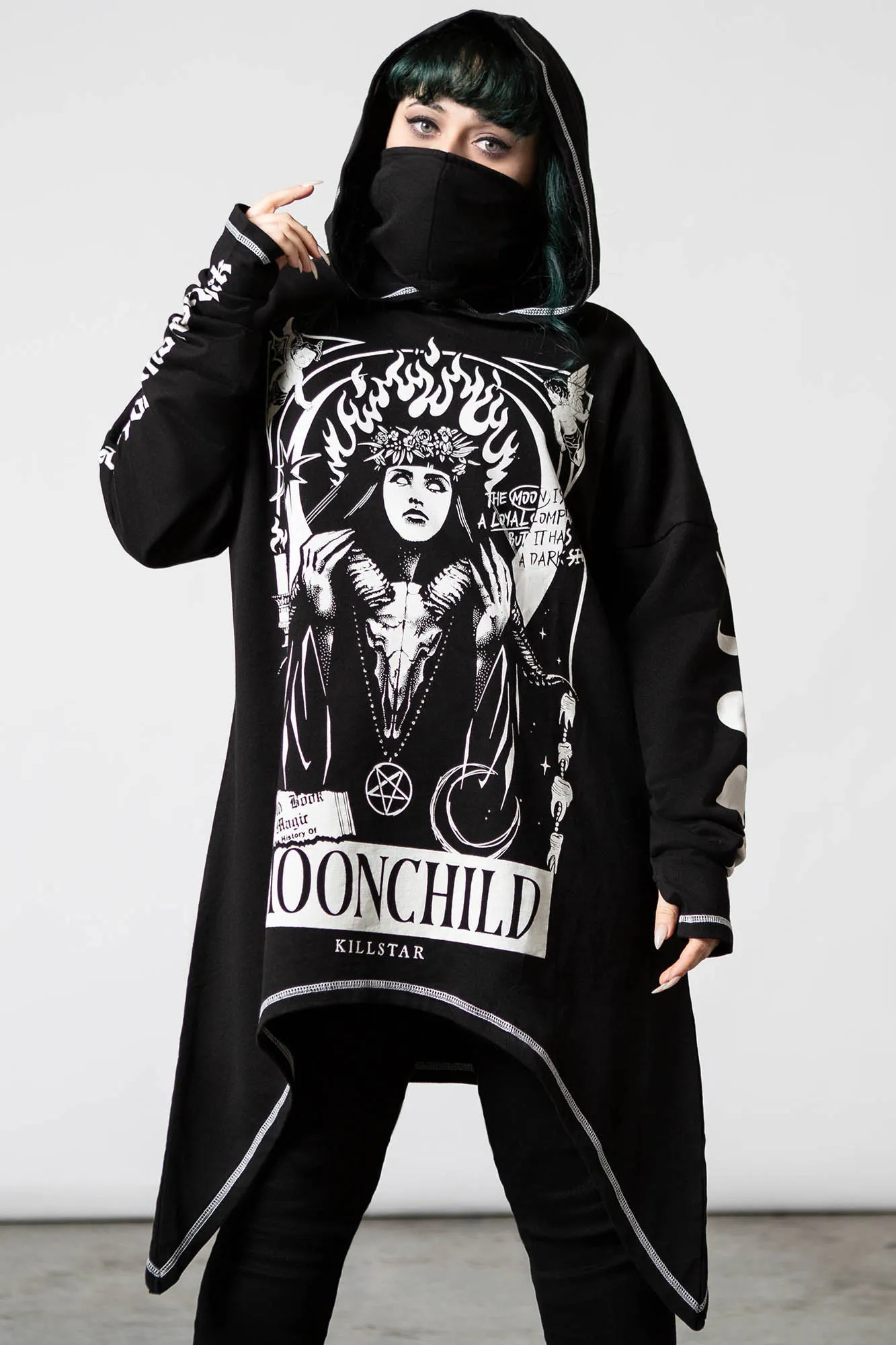 Companion Oversized Hoodie sold by Killstar