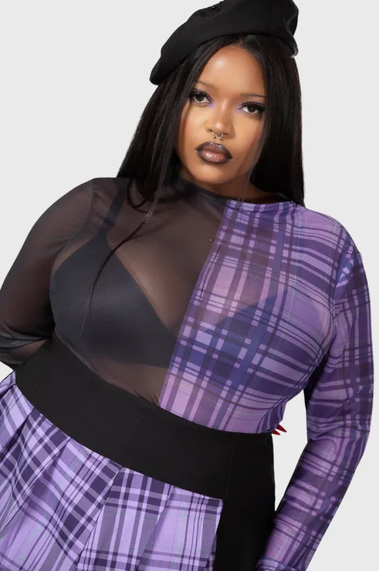 Sweet Nightmare Long Sleeve Top [PLUS] sold by Killstar