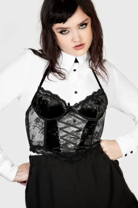 Cardinal Sins Bralet sold by Killstar